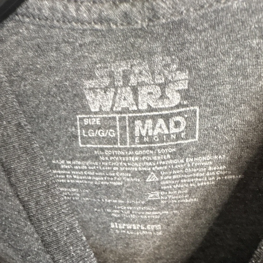 Mad Engine Star Wars Darth Vader Gray Graphic T-Shirt Clothing